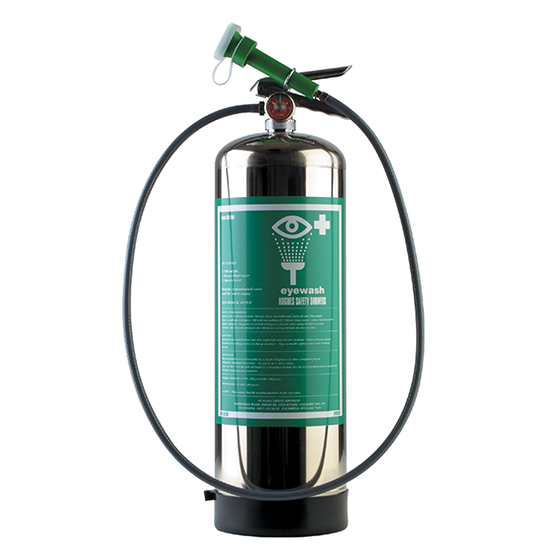 Self-contained eye wash