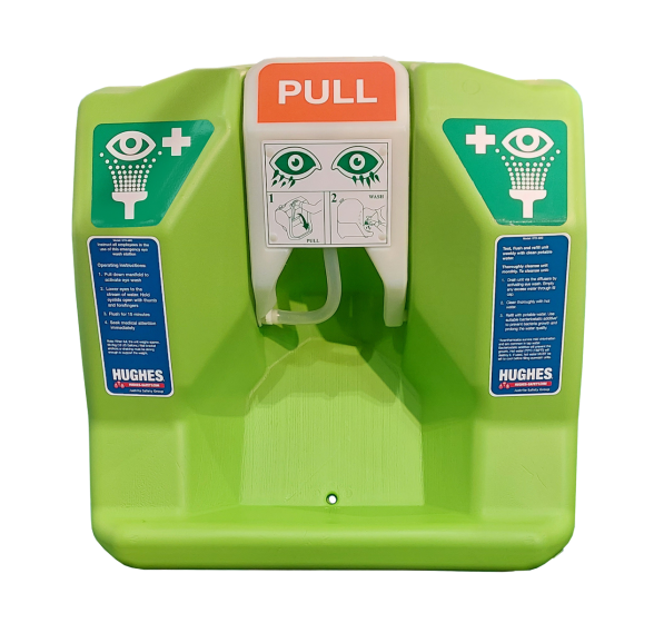 Hughes self-contained eye wash station