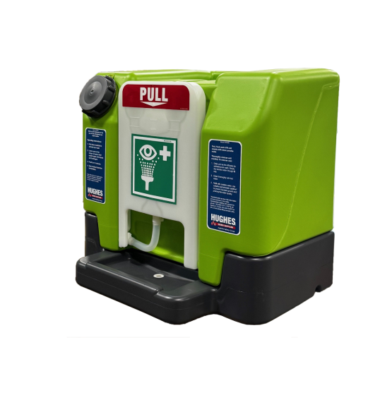 Portable self-contained gravity fed eye wash - 60 litre