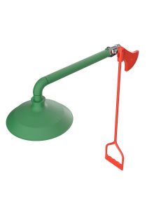 Ring mounted laboratory shower with activation lever from Hughes