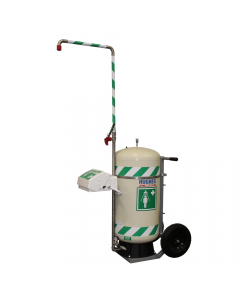 114L mobile self-contained safety shower with eye/face wash