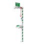 Jacketed and insulated safety shower with ASA closed bowl eye wash