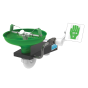Hughes wall mounted powder coated eye wash with push panel for easy activation