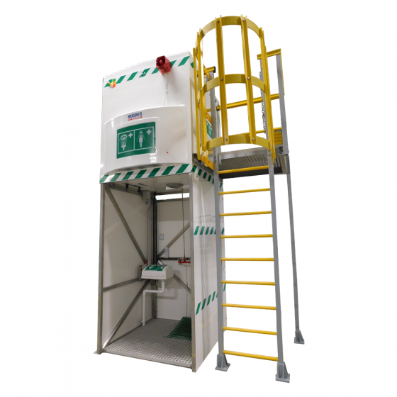 GRP Ladder Platform