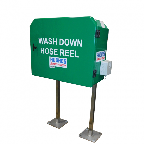Wash Down Hose Reel and Hughes Safety Showers