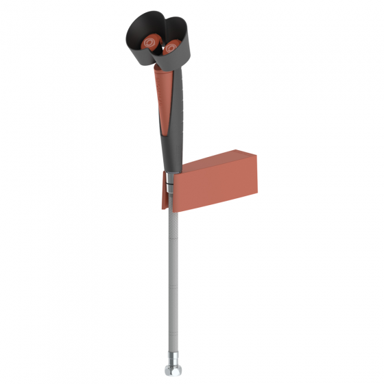 Double nozzle wall mounted eye/face wash