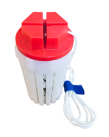 Water treatment module for self-contained eye washes