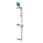 Trace tape heated safety shower with ABS closed bowl eye wash