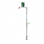 Stainless steel safety shower with body spray from Hughes