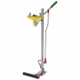 Hughes pedestal mounted ABS open bowl eye wash