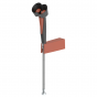 Double nozzle wall mounted eye/face wash