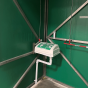 Internal eye bath within the 1500L tank shower